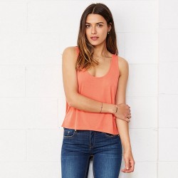 Plain Flowy boxy tank top Bella +Canvas 125 GSM